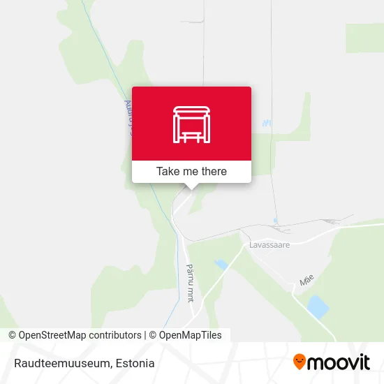 Карта Raudteemuuseum