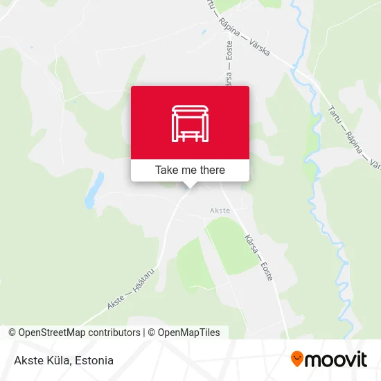 Карта Akste Küla