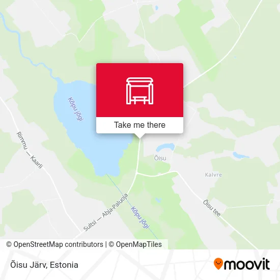 Карта Õisu Järv