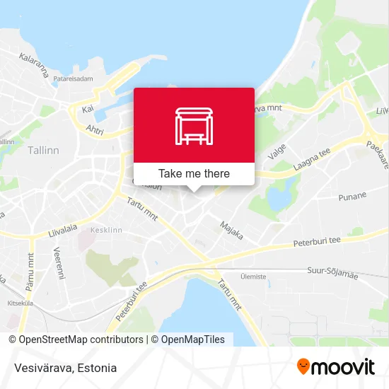 Карта Vesivärava