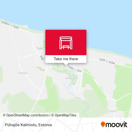 Карта Pühajõe Kalmistu