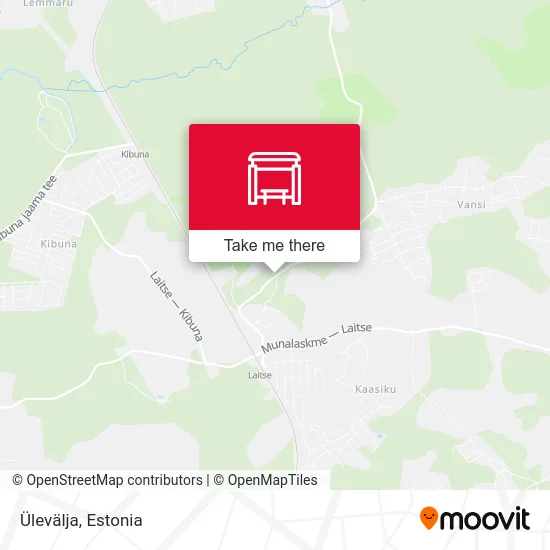 Карта Ülevälja