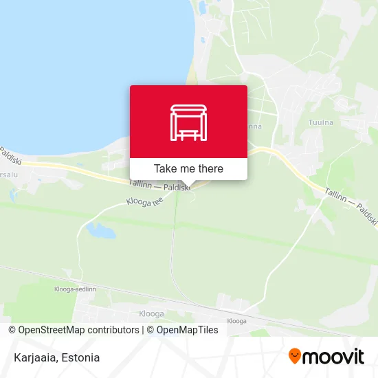 Карта Karjaaia