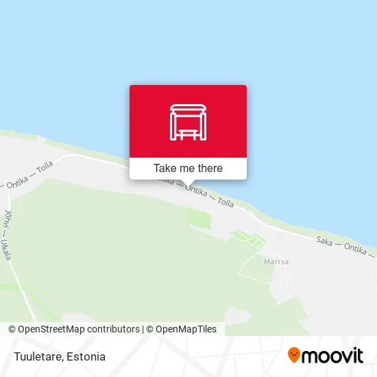 Карта Tuuletare