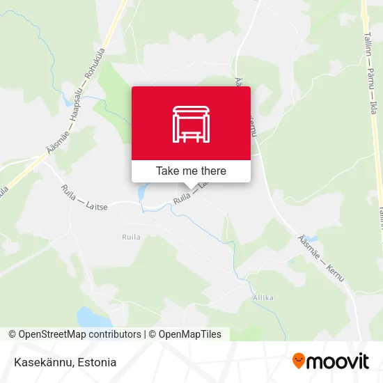 Карта Kasekännu