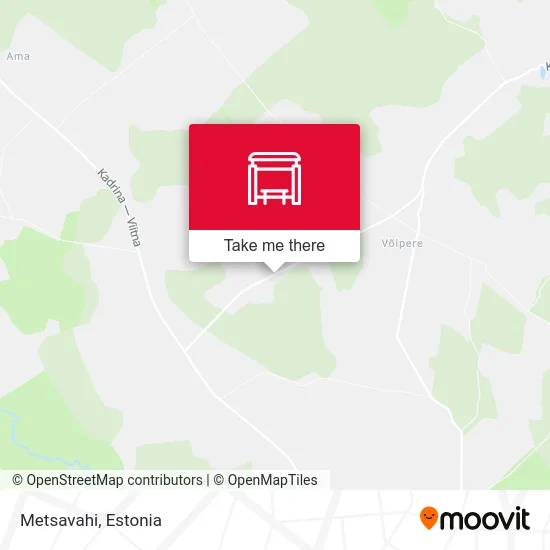 Карта Metsavahi