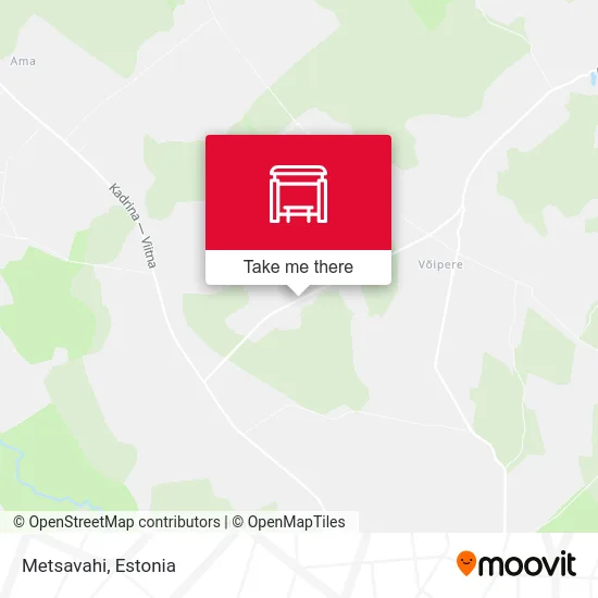 Карта Metsavahi