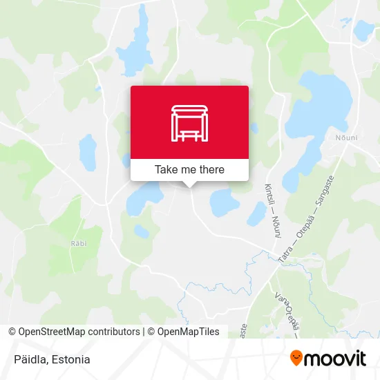 Карта Päidla