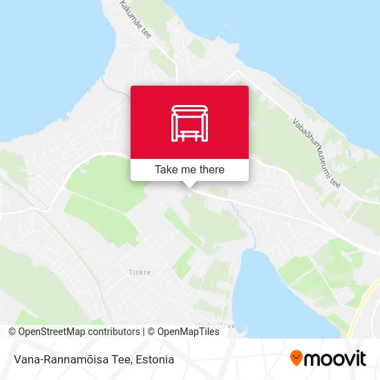 Карта Vana-Rannamõisa Tee