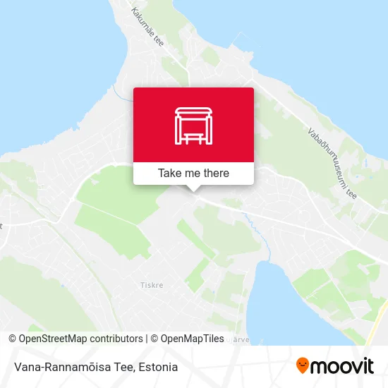 Карта Vana-Rannamõisa Tee