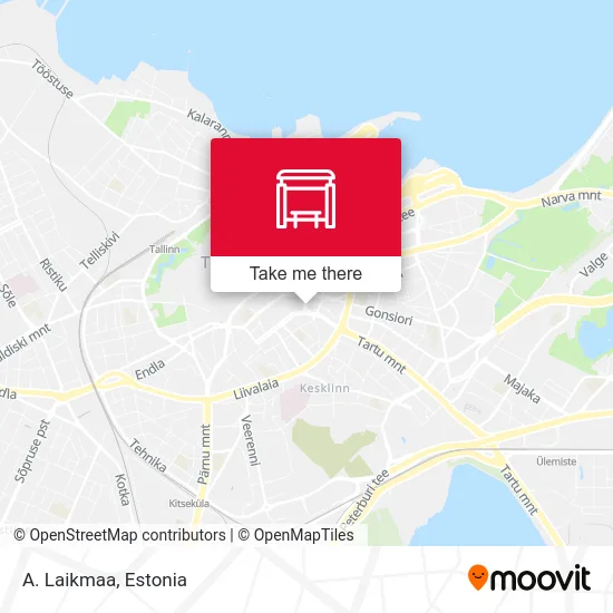 Карта A. Laikmaa