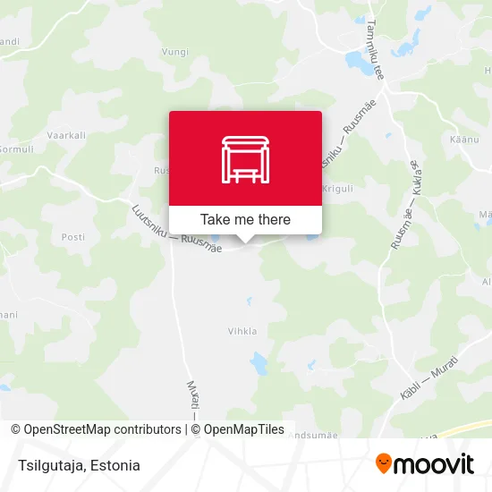 Карта Tsilgutaja