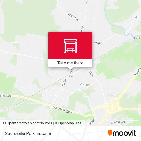 Карта Suurevälja Põik