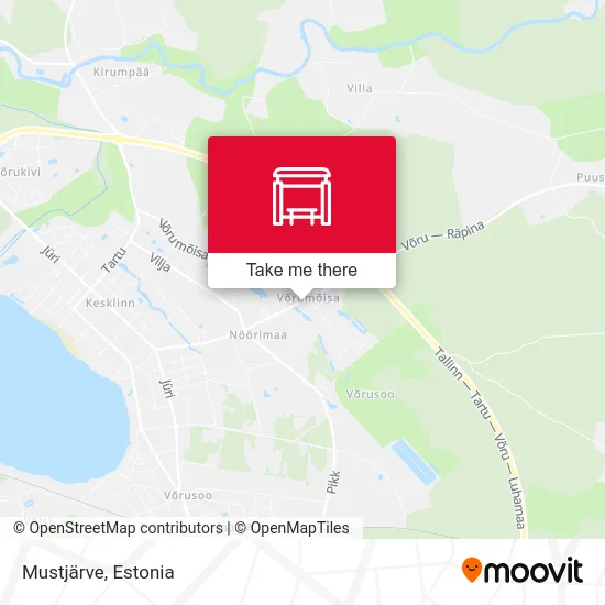 Карта Mustjärve