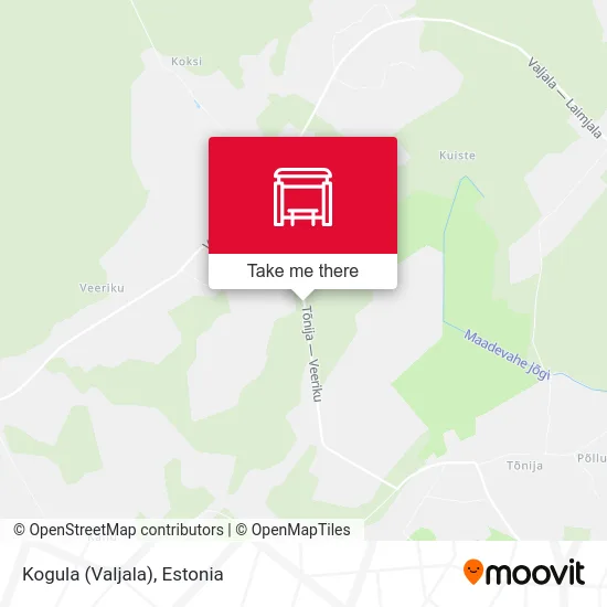 Карта Kogula (Valjala)