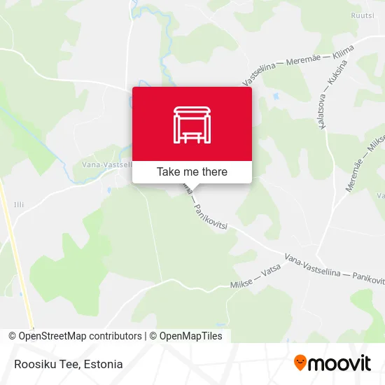 Карта Roosiku Tee