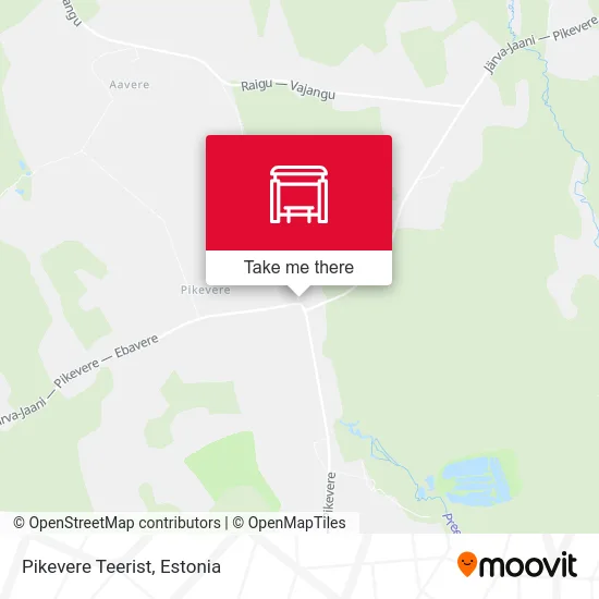 Карта Pikevere Teerist