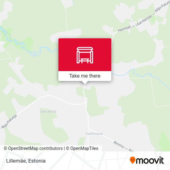 Карта Lillemäe