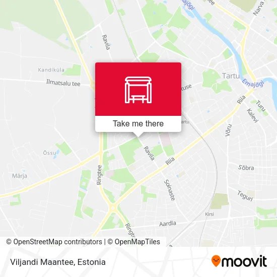 Карта Viljandi Maantee