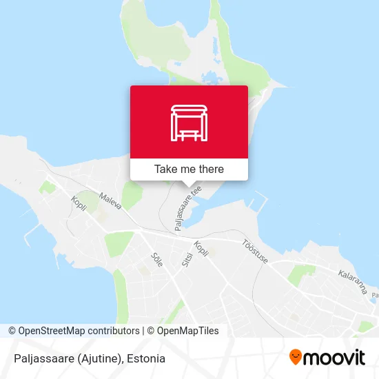 Карта Paljassaare (Ajutine)