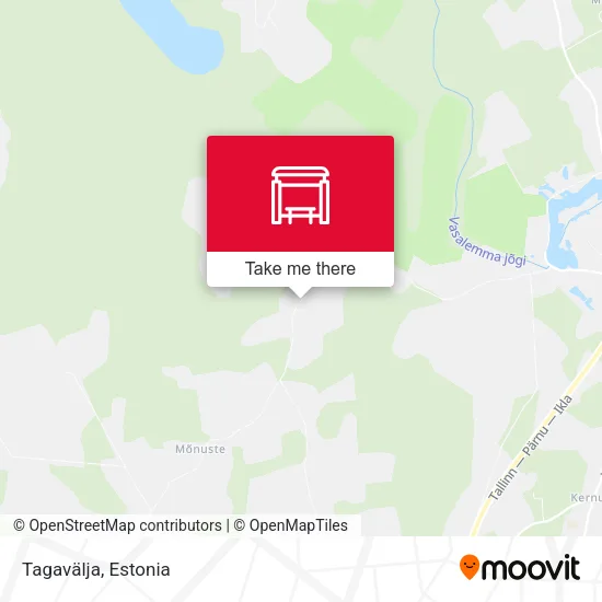 Карта Tagavälja