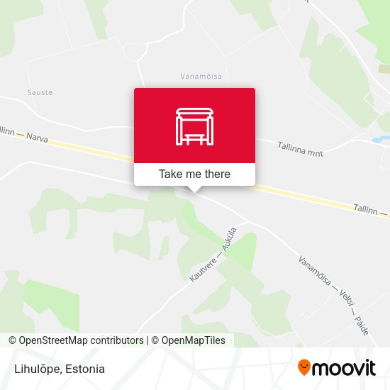 Карта Lihulõpe