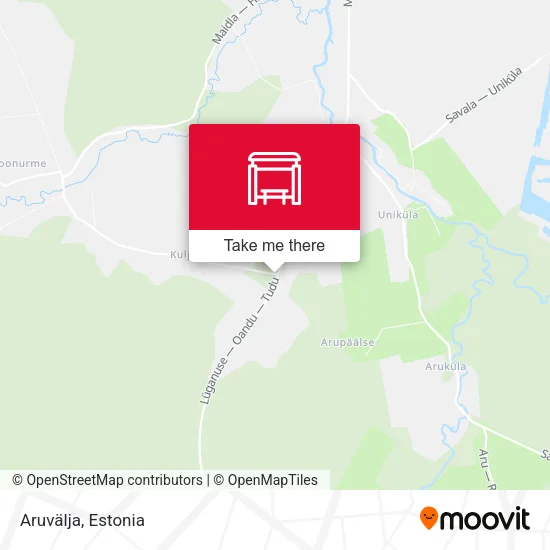 Карта Aruvälja
