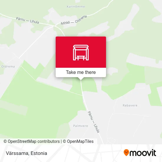 Карта Värssama