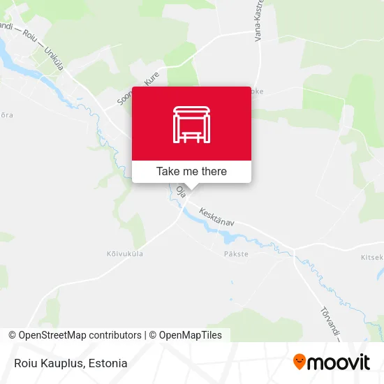 Карта Roiu Kauplus
