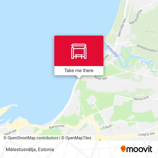 Карта Mälestusvälja