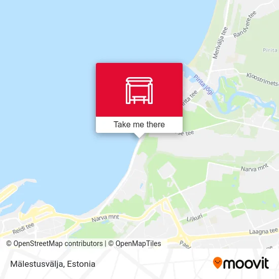 Карта Mälestusvälja