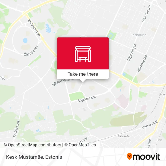 Карта Kesk-Mustamäe