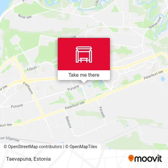 Карта Taevapuna