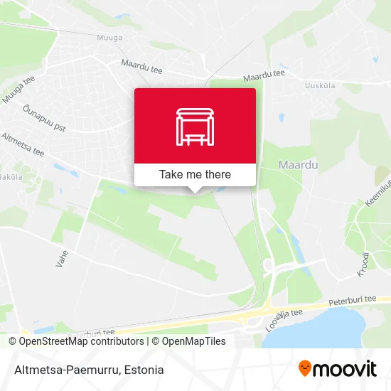 Карта Altmetsa-Paemurru