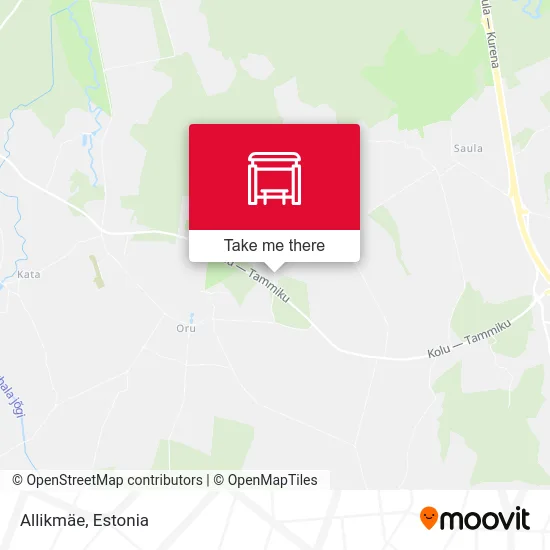 Карта Allikmäe