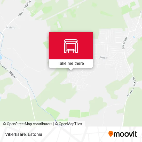 Карта Vikerkaare