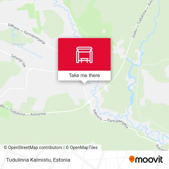 Карта Tudulinna Kalmistu