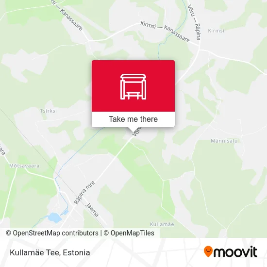 Карта Kullamäe Tee