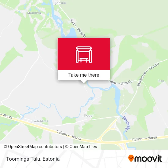 Карта Toominga Talu