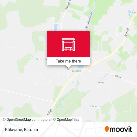 Карта Külavahe
