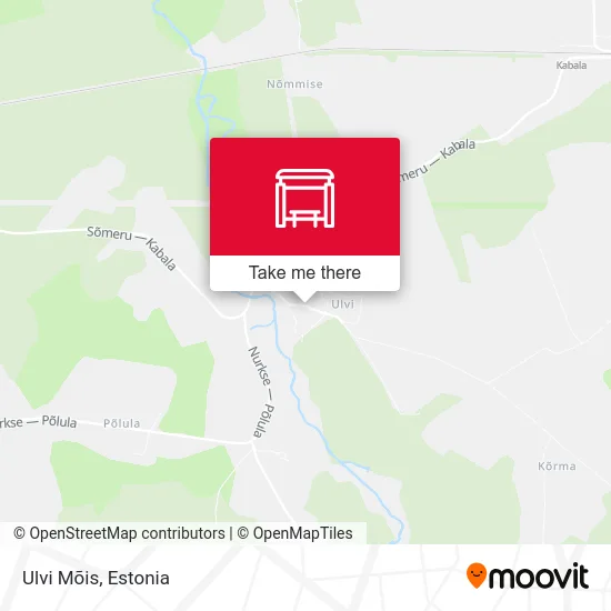 Карта Ulvi Mõis