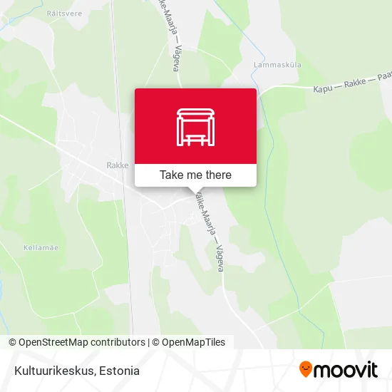 Карта Kultuurikeskus