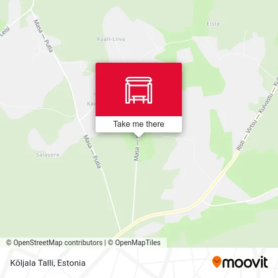 Карта Kõljala Talli