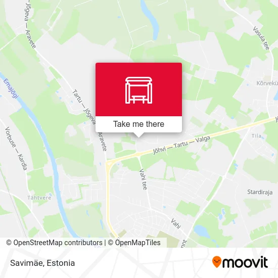 Карта Savimäe