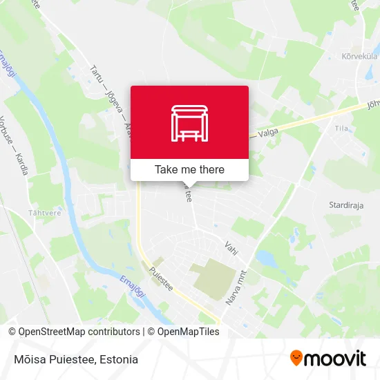 Карта Mõisa Puiestee