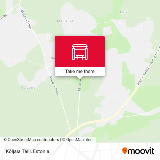 Карта Kõljala Talli