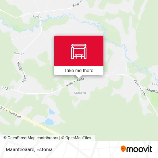 Карта Maanteeääre