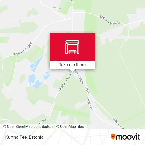 Карта Kurtna Tee