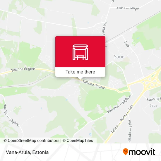 Карта Vana-Arula