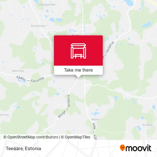 Карта Teeääre